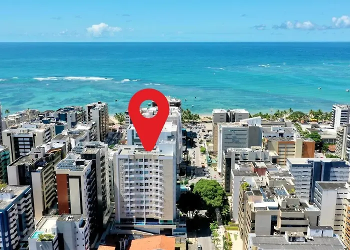 2 quartos sendo 1 suíte a 150mt da praia
